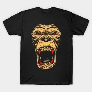 Scary gorilla face T-Shirt